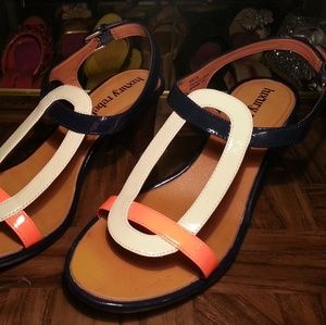 Luxury Rebel Anita Heels size 40 (9-9.5) Tri-Color